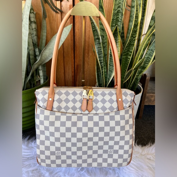 🔥🔥Louis Vuitton Figheri Handbag Damier Azur PM🔥🔥 - Picture 5 of 16